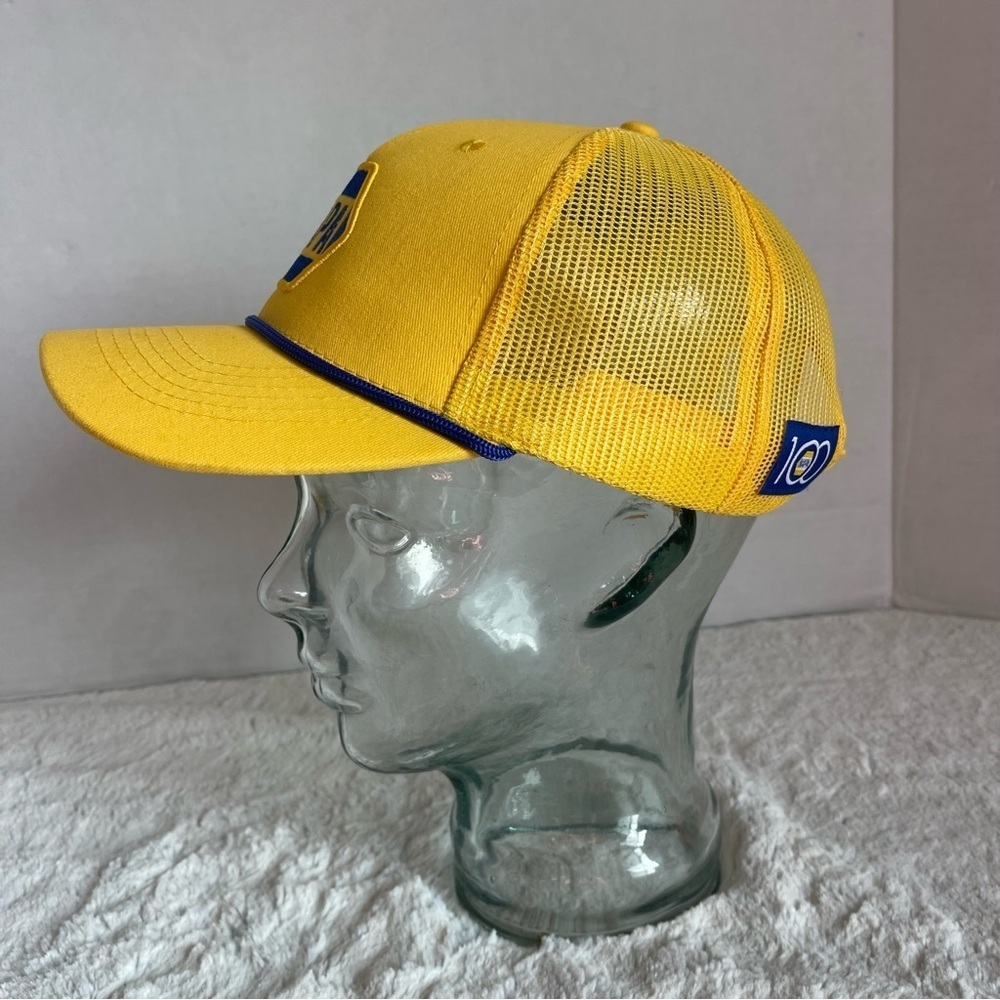NAPA Yellow Cap with Blue Logo New - Picture 3 of 7